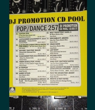CD Pool Pop DJ Promotion cały rok 2017