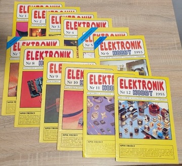 Elektronik Hobby 1993 Kompletny rok Radiostacja