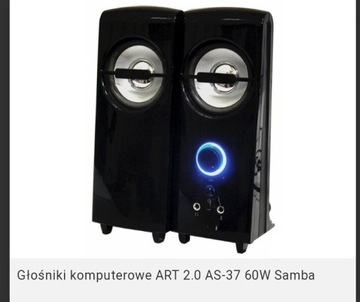 Zestaw głośników Samba As-37 Audio 2.0