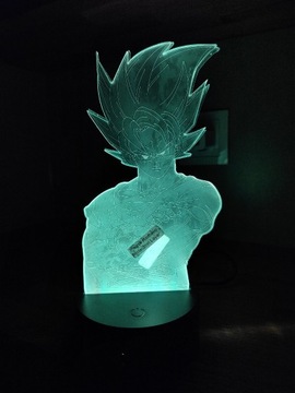 Dragon Ball Z Son Goku Anime 3D lampka LED