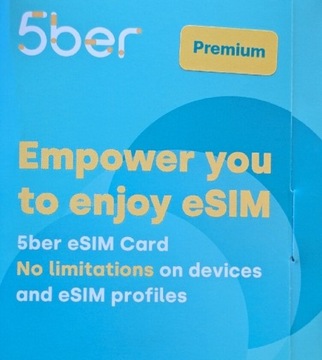 Adapter eSIM 5ber eSIM na SIM dodaj eSIM do routera wersja PREMIUM 
