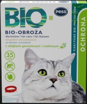 BIO-obroża ochronna dla kotów 35cm.