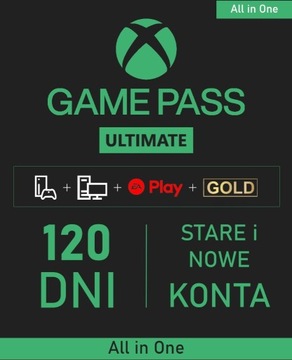 XBOX GAME PASS ULTIMATE 120 DNI 4 MIESIĄCE + GOLD