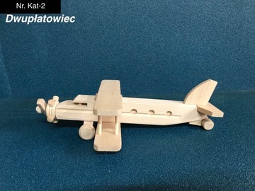Produkt Polski, Drewniany Samolot dwupłatowiec,MAX