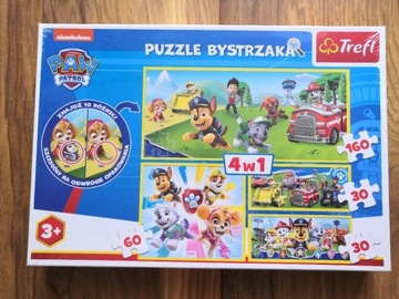 TREFL 4w1 puzzle bystrzaka, PSI PATROL