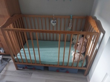 Łóżeczko niemowlęce 60×120