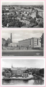 Szwecja - Stockholm - 3 pocztówki ( 9 )