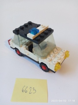 LEGO CITY TOWN 2szt. 6609 6623 POLICE CAR ok.1980r