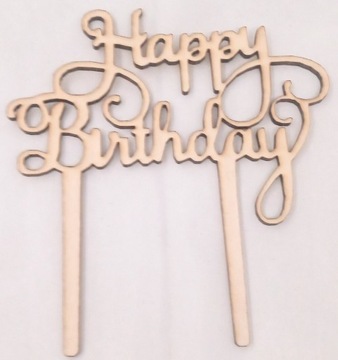 Napis happy Britney na tort 