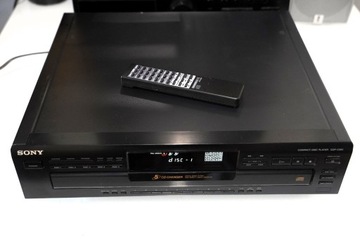 Odtwarzacz/zmieniarka na 5CD SONY CDP C 661,pilot