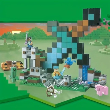 Zestaw Klocków Minecraft Diamentowy Miecz