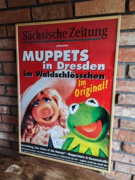 Plakat Muppets in Dresden 1996 r.