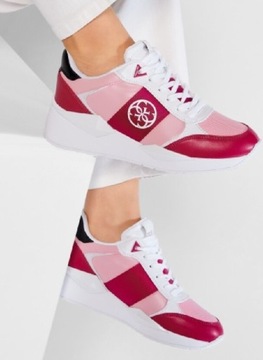 Sneakersy Guess różowe 38 jak nowe !