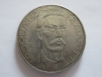 Posrebrzana moneta 10 zł z 1933r.Traugutt. Kopia