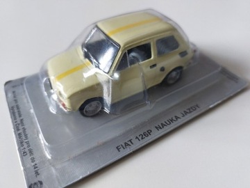 Kultowe Auta PRL Fiat 126p Nauka Jazdy  (1/43)