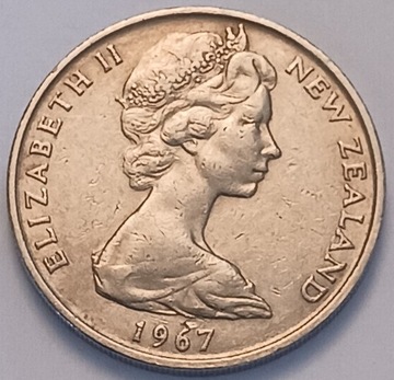 20 centów 1967r. Nowa Zelandia 