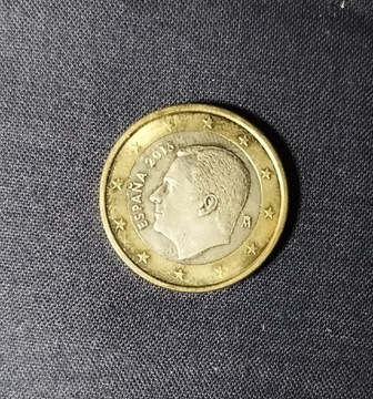 Moneta 1 EURO obiegowe Hiszpania 2016