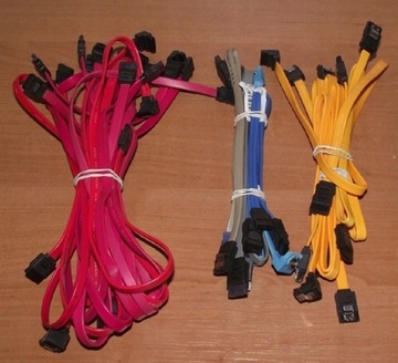 Taśma kabel SATA 30-50cm różne typy i kolory