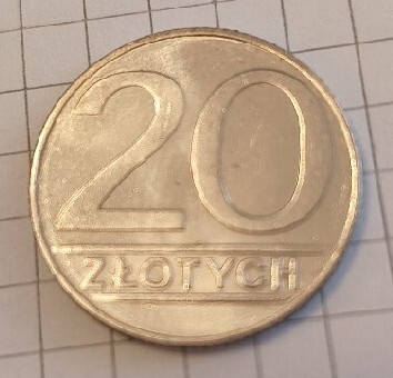 Moneta 20 zł obiegowa 25 szt.