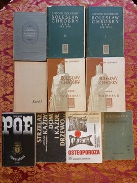 zestaw książek książki literatura lata 1952-1997