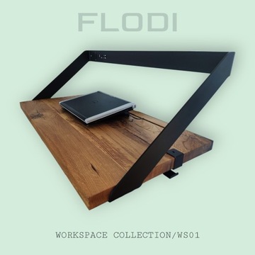 Aluminiowy Stelaż ścienny biurka Flodi_WorkSpace