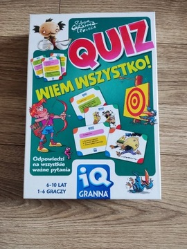 Gra Quiz Wiem wszystko IQ Granna