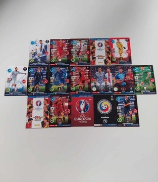 Karty Piłkarskie road to euro 2016 panini 17 kart