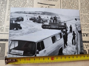 Fotografia NRD Halle żniwa kombajn żbożowy