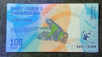 Madagaskar 100 Ariary 2017 UNC SERIA B