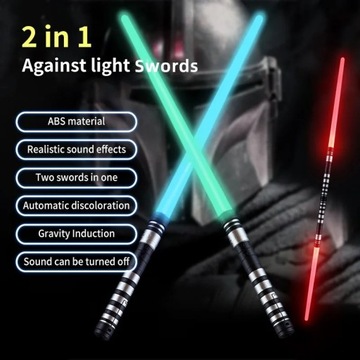 7-kolorowy miecz świetlny Jedi 2w1 Star Wars