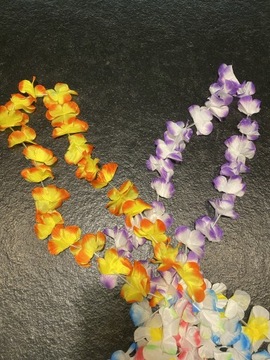 Łańcuch hawajski kwiaty hawajskie 
