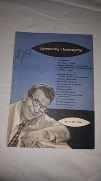 Śpiewamy i tańczymy -głos i fortepian- 9 (87) 1958