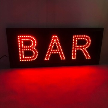 Tablica reklamowa LED BAR 77x32 cm zewnętrzna