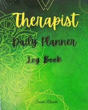 Therapist notebook planner log book