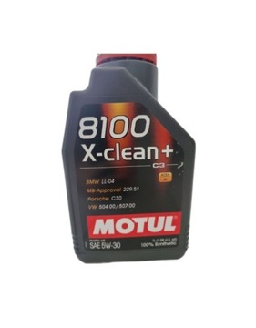 Olej silnikowy motul 8100 x-clean 5w30 1L pełny nowy