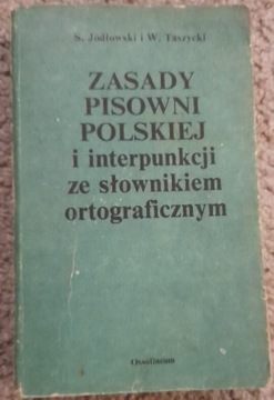 Zasady polskiej pisowni słowni szkoła liceum