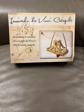 Zestaw konstrukcyjny katapulta Leonarda Da Vinci