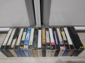 Zestaw kaset VHS -18 szt.