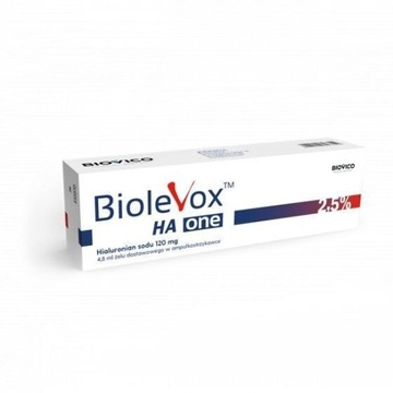 BioleVox HA ONE 2,5%, ampułkostrzykawka 4,8 ml