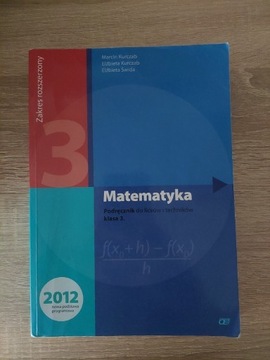 Matematyka klasa 3 zakres rozszerzony 