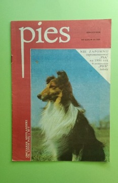 PIES czasopismo 1989 rok numer 4 RZADKI OKAZJA!