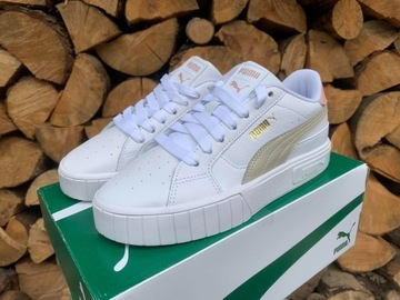 Puma Cali star damskie buty skóra biało różowe 38