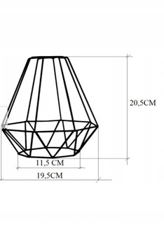 Lampa sufitowa z żarówkami 