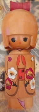 Kokeshi - oryginalna lalka japońska- Rękodzieło 