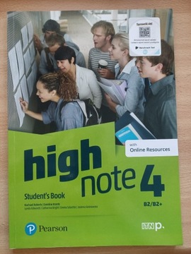 Podręcznik High Note 4. Język Angielski. Wydawnictwo Pearson