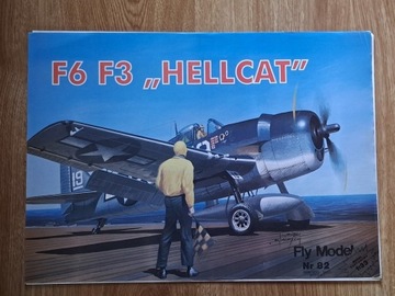 FLYMODEL 82 model kartonowy samolot F6 F3 HELLCAT
