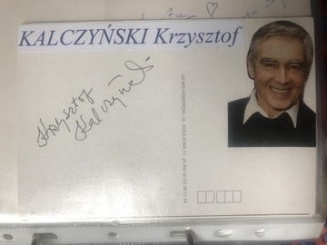 Krzysztof Kalczyński AUTOGRAF