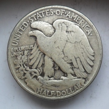 1/2 dolara 1944 Liberty walking