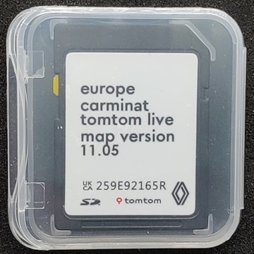 Aktualizacja map Renault Carminat Live EU 1105