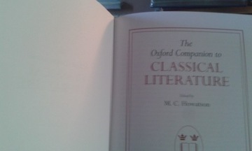 Oxford Companion to Classical Literature